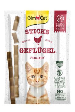 GimCat Sticks drůbež&játra 4ks