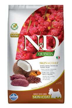 N&D Quinoa DOG Skin &Coat Venison & Coconut Mini 2,5kg