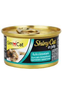 GimCat ShinyCat konz. kuře&krevety 70g