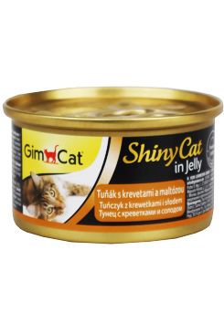 GimCat ShinyCat konz. tuňák&kreveta&maltóza 70g
