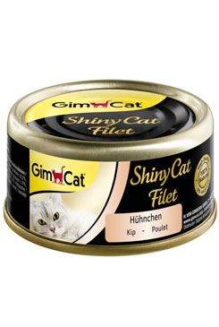 GimCat ShinyCat konz. filet v kuřecím vývaru 70g