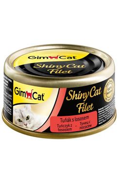GimCat ShinyCat konz. filet tuňák s lososem 70g