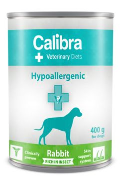 Calibra VD Dog konz. Hypoallergen. Rabbit&Insect 400g