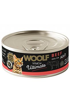 WOOLF WildCat Ultimate konz. Adult Paté Beef 85g