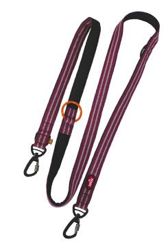 Vodítko pes BIVOUAK tréninkové 25mm/2m červená Zolux