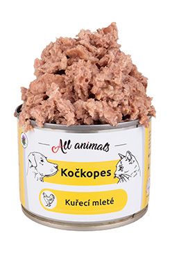 All Animals kočkopes konz. Kuřecí mleté 200g