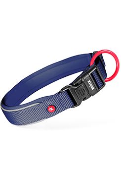 Obojek pes PREMIUM nylon 20mm/40-45cm tm.modrá Zolux