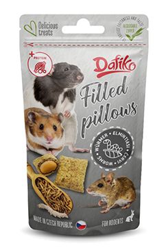 Dafiko plněné polštářky pro hlodavce červy 40g