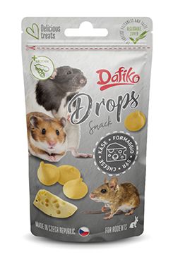Dafiko drops pro hlodavce sýr 75g