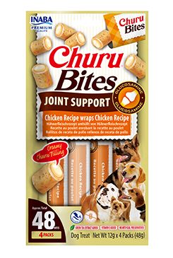 Churu Dog Bites Joint Supp.Chick.wraps Chicken 4x12g