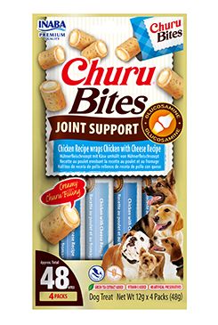 Churu Dog Bites Joint Supp.Chick.wraps Chick&Ches4x12g