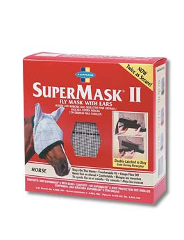 FARNAM Supermask II s ušima vel. HORSE šedo-modrá