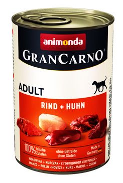 Animonda pes GRANCARNO konz. ADULT hovězí/kuřecí 400g