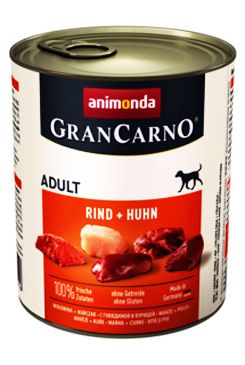Animonda pes GRANCARNO konz. ADULT hovězí/kuřecí 800g