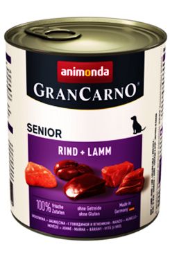 Animonda pes GRANCARNO konz. SENIOR hovězí/jehn 800g