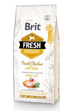 Brit Fresh Dog Chicken & Potato Adult Great Life 12kg