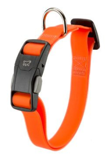 Obojek pryžový EVOLUTION C16/44cm oranžový FP