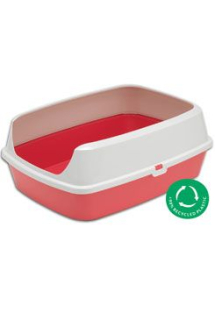WC kočka MARYLOO 50cm s vysokým okrajem, korálová