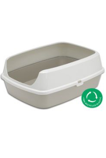 WC kočka MARYLOO 50cm s vysokým okrajem, šedá
