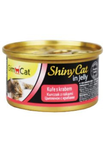 GimCat ShinyCat konz. kuře&krab 70g