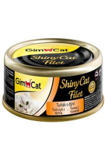 GimCat ShinyCat konz. filet tuňák s dýní 70g