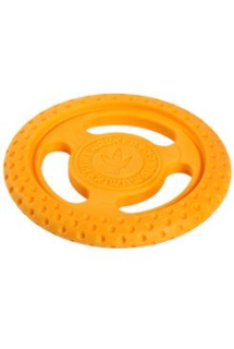 Hračka pes FRISBEE MINI plov. z TPR oranžová Kiwi