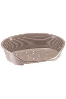 Pelech plast SIESTA DLX 6 hnědý 70,5x52x23,5cm FP