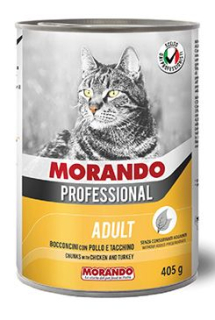 Morando Professional konz.pro kočky kuřecí,krůtí 405g