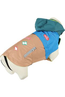 Obleček pláštěnka pro psy VINTAGE modrá 40cm Zolux