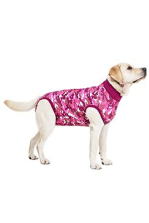 Obleček ochranný Suitical Dog PINK CAMO 77cm XL