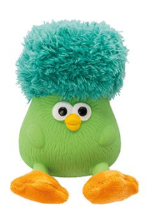 Hračka pes Brokolicový ptáček se zvukem 12cm HipHop