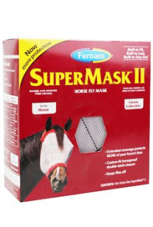 FARNAM Supermask II bez uší vel. HORSE šedo-modrá