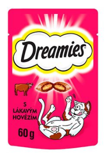 Dreamies kočka pochoutka s hovězím 60g